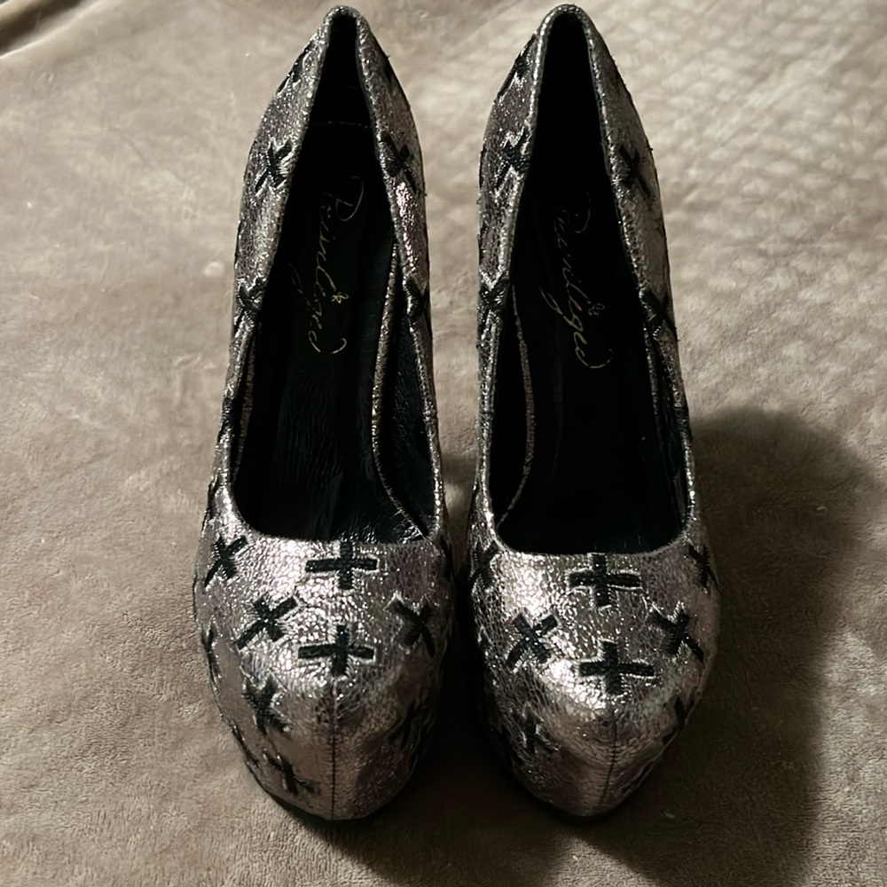 Super High Heels with Crosses